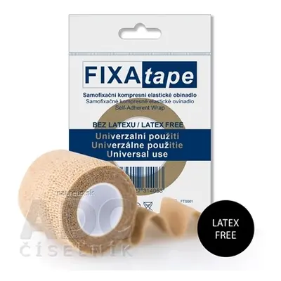 ALFA VITA, s.r.o. FIXAtape STRETCH samofixačné kompresní elastické obinadlo, bez latexu 5,0cm x 