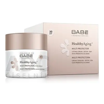 BABÉ LABORATORIOS Babe PLEŤ HealthyAging + MULTI OCHRANNÝ KRÉM se zpevňujícím efektem a ochranný