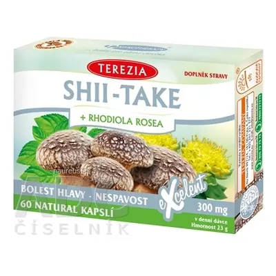 TEREZIA COMPANY s.r.o. TEREZIA SHII-TAKE + Rhodiola rosea cps 1x60 ks