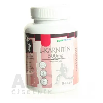 EDENPharma, s.r.o. EDENPharma L-KARNITIN 500 mg cps 1x60 ks 1 x 60 ks