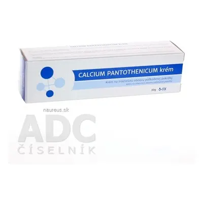 FIX - výroba zdravotníckych potrieb, s.r.o. FIX CALCIUM pantothenicum krém 1x30 g 30 g