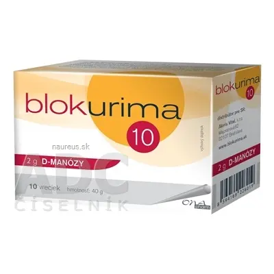 Biomedica, spol. s r.o. Blokurima 2 g D-manosa sáčky (40 g) 1x10 ks 10 ks