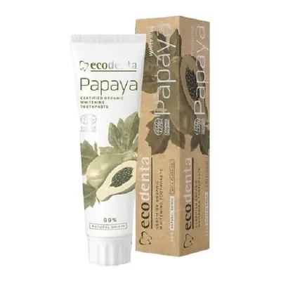 Ecodenta Bělící zubní pasta s výtažkem z papáji 100 ml