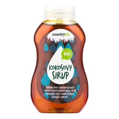 Country Life Sirup kokosový 250 ml BIO COUNTRY LIFE 250 ml