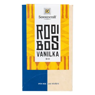 SONNENTOR Čaj Rooibos vanilka 21,6 g BIO SONNENTOR