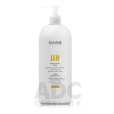 BABÉ LABORATORIOS Babe TĚLO Dermaseptic soap mýdlo sprchový gel na denní hygienu 1x1000 ml 1000 