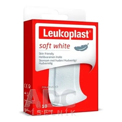 BSN Medical GmbH Leukoplast SOFT WHITE náplast na rány, 38x72 mm, 1x10 ks