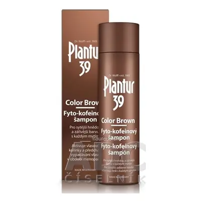 Dr. Kurt Wolff GmbH & Co. KG, Bielefeld Plantur 39 Color Brown Fyto-kofeinový šampon 1x250 ml 25