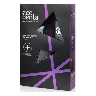 Ecodenta Dárkový set - Magical Black Whitening 100 ml + 500 ml