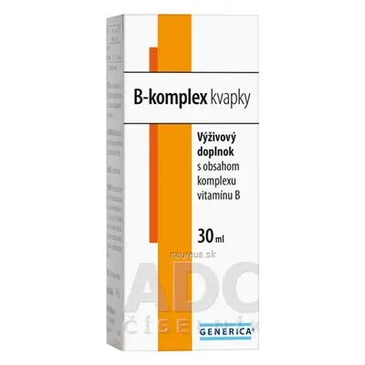 GENERICA spol. s r.o. GENERICA B-komplex kapky 1x30 ml 30 ml