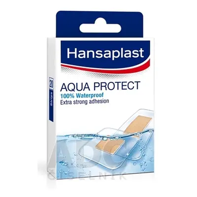 BEIERSDORF AG Hansaplast AQUA PROTECT náplast, stripy 1x20 ks 20 ks