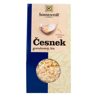 SONNENTOR Česnek granulovaný 40 g BIO SONNENTOR