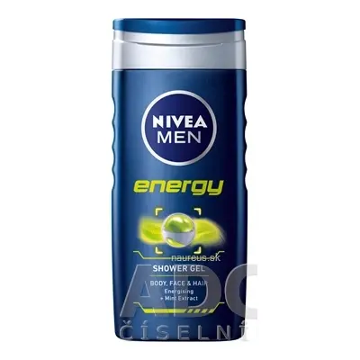 BEIERSDORF AG NIVEA MEN SPRCHOVÝ GEL ENERGY 1x250 ml 250 ml