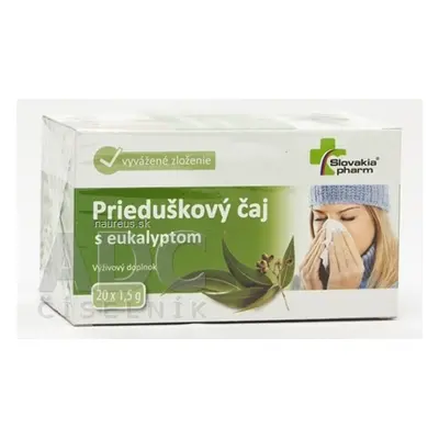 HERBEX spol. s r.o. Slovakiapharm Průduškový čaj s eukalyptem 20x1,5 g (30 g) 20 x 1.5 g