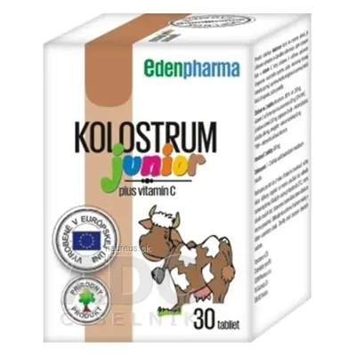 EDENPharma, s.r.o. EDENPharma KOLOSTRUM JUNIOR tbl (500 mg) 1x30 ks 30 ks