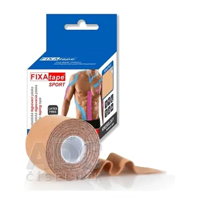 ALFA VITA, s.r.o. FIXAtape SPORT STANDARD Kinesiology elastická tejpovací páska tělová, 5 cm x 5