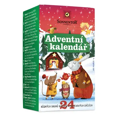 SONNENTOR Čaj Adventní kalendář 37,5 g BIO SONNENTOR