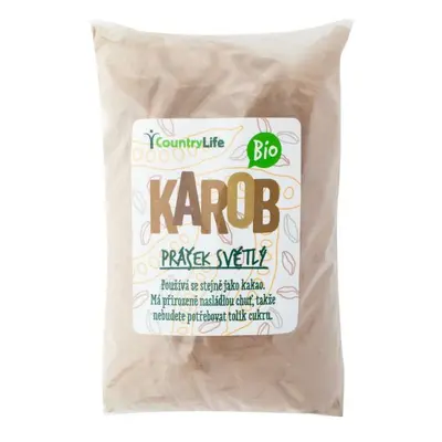 Country Life Karobový prášek světlý 500 g BIO 500 g