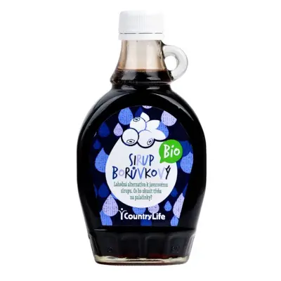 Country Life Borůvkový sirup BIO 250 ml 250 ml