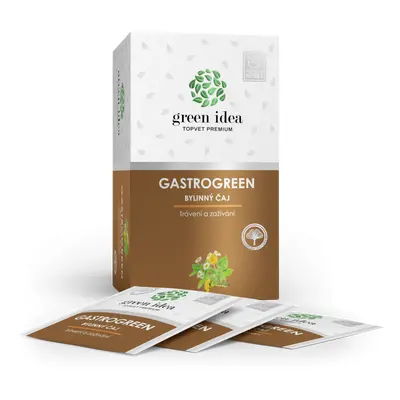 TOPVET Herbex Gastrogreen - bylinný čaj 20 sáčků