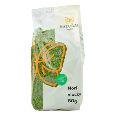 Natural Jihlava Mořské řasy Nori - vločky - Natural 80g 15 ks