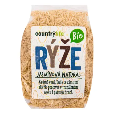 Country Life Rýže jasmínová natural 500 g BIO COUNTRY LIFE 500 g