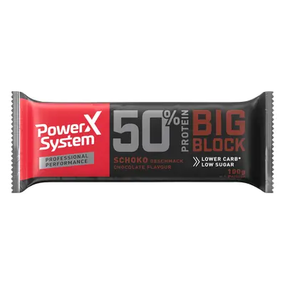 Power Systém Proteinová tyčinka Big Block 50% čokoláda 100g 100g