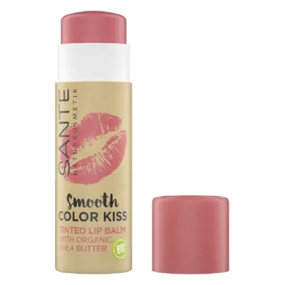 Sante Balzám na rty Smooth Color Kiss soft coral 7g