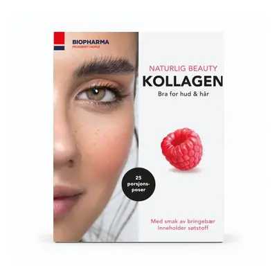 Biopharma AS Naturlig Kollagen malina 125 g 125 g