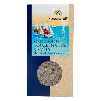 SONNENTOR Středomořská kouzelná sůl s květinami 120 g BIO SONNENTOR