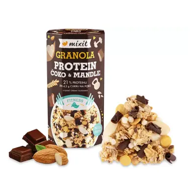 Mixit Proteinová granola z pece - Čokoláda a mandle