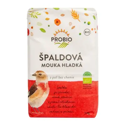 Country Life Mouka špaldová hladká 1 kg BIO PROBIO 1 kg