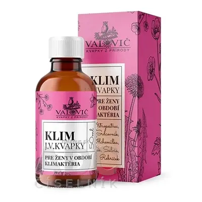 VALOVIČ, s.r.o. JV KAPKY - KLIM na problémy žen v období klimakteria 1x50 ml 50 ml