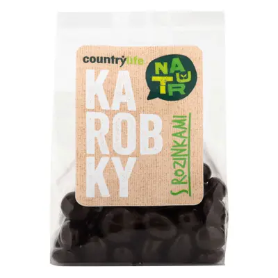 Country Life Karobky s rozinkami 100 g COUNTRY LIFE 100 g