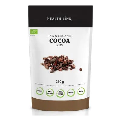 Health Link BIO Kakaové boby drcené RAW 250g 250g