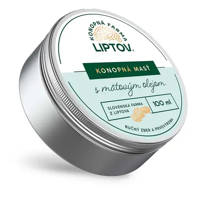 Konopná farma Liptov Konopná mast máta premium 100 ml-1 50