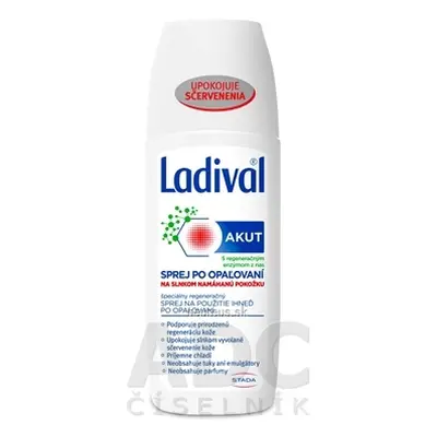 STADA Arzneimittel AG Ladival AKUT apres sprej po opalování 1x150 ml 150 ml