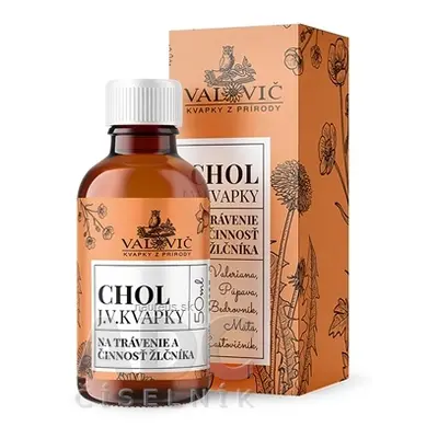 VALOVIČ, s.r.o. JV KAPKY - CHOL na trávení a činnost žlučníku 1x50 ml 50 ml