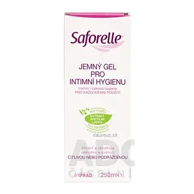 Groupe Iprad SAFORELLE jemný gel pro intimní hygienu 1x250 ml 250 ml