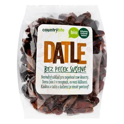 Country Life Datle sušené bez pecek 500 g BIO COUNTRY LIFE 500 g