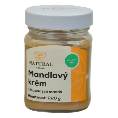 Natural Jihlava Mandlový krém z loupaných mandlí - Natural 220g 1 ks