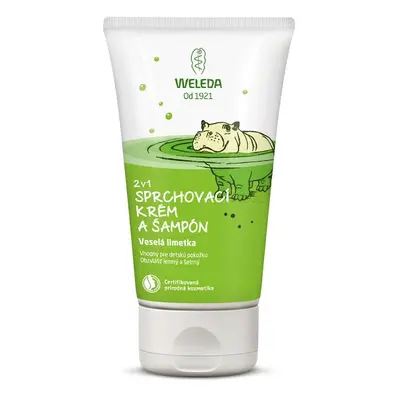 Weleda 2 v 1 sprchový krém a šampon Veselá limetka 150 ml