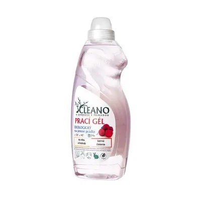 Cleano PRACÍ GEL, EKOLOGICKÝ, NA JEMNÉ PRÁDLO 1.5 l