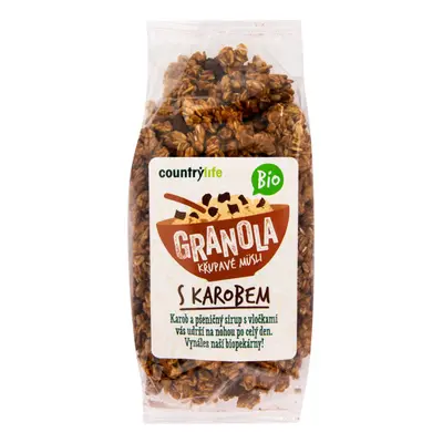 Country Life Granola - Křupavé müsli s karobem 350 g BIO COUNTRY LIFE 350 g