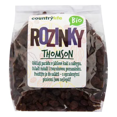 Country Life Rozinky Thomson 500 g BIO COUNTRY LIFE 500 g