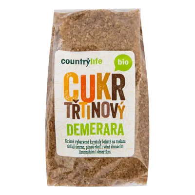 Country Life Cukr třtinový Demerara 500 g BIO COUNTRY LIFE 500g