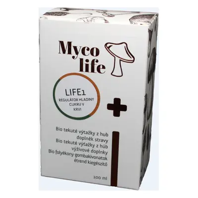 Mycolife MYCOLIFE-LIFE 1 bio Maitake bio Mandla, 100 ml - Pomocník při vysoké hladině cukru v kr