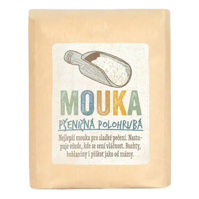 Country Life Mouka pšeničná polohrubá 1 kg BIO COUNTRY LIFE 1 kg