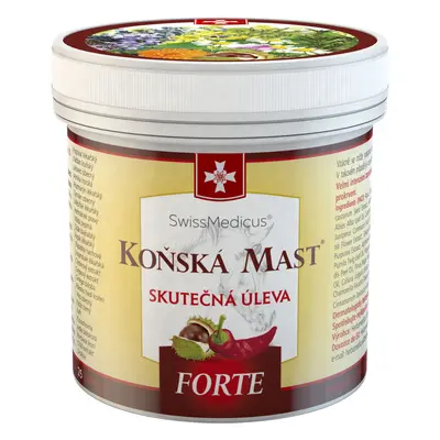 TOPVET Herbamedicus GmbH Koňská mast forte hřejivá 250 ml 250 ml