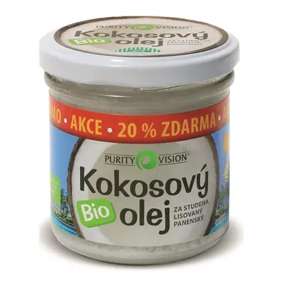 Purity Vision Bio Kokosový olej 100 ml + 20% zdarma 100ml